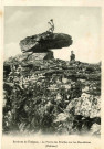 "Environs de Treignac. - La Pierre des Druides sur les Monédières (Dolmen)".