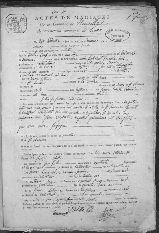 Mariages (1803-1848)