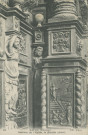 Naves : "103 Naves (Corrèze) - Intérieur de l'église, le retable (détail).".
