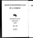 Naissances, mariages, décès (1853-1862)