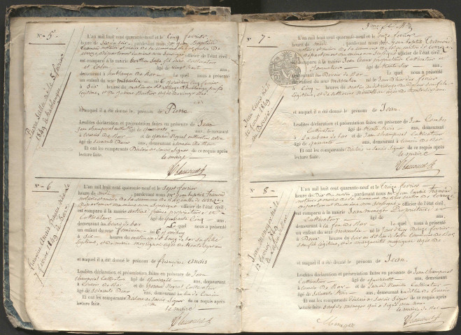 Naissances (1849-1868)