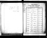 Tables décennales des mariages (1843-1852)