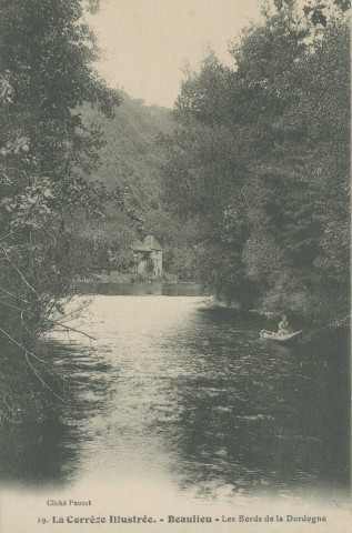Beaulieu-sur-Dordogne : "La Corrèze illustrée - Beaulieu - Les bords de la Dordogne".