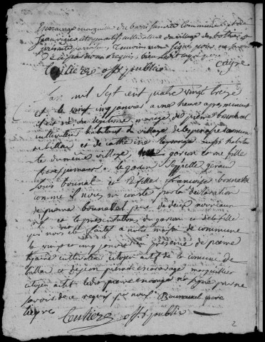 Naissances, mariages, décès (1793-1802)