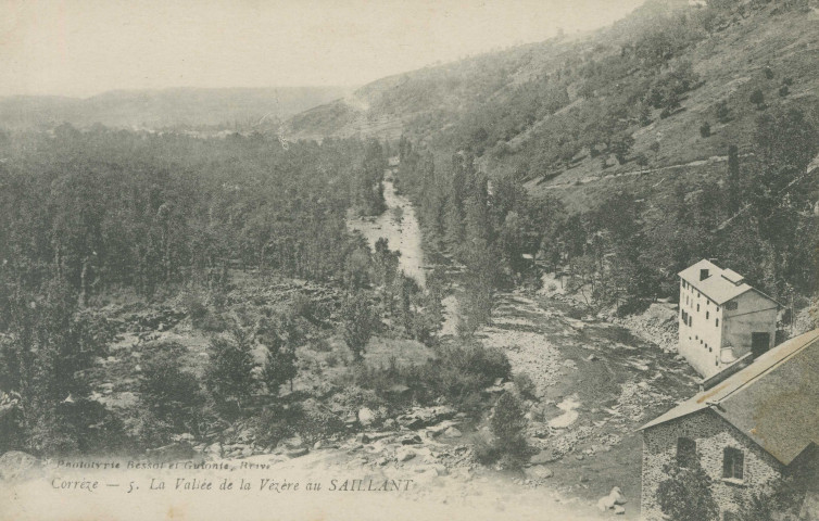 Voutezac : "Corrèze - 5. La vallée de la Vézère au Saillant".