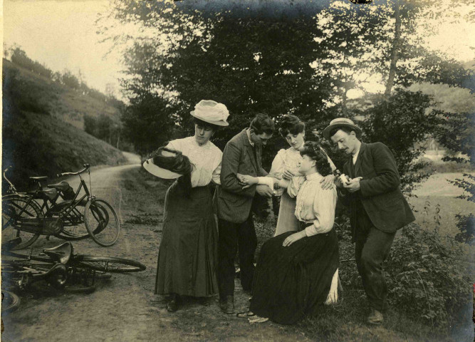 Ballade à vélo.