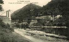 "La Corrèze Illustrée. Gorges de la Dordogne. - 32. Pont du Chambon".