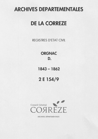 Décès (1843-1862)