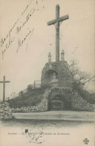 Brive-la-Gaillarde : "Corrèze - 59 - Brive, le calvaire de St-Antoine".