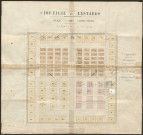 Plan des concessions du cimetière.