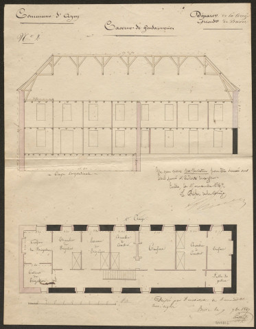 Ayen : procès-verbaux, acomptes, correspondance, devis estimatif (1847-1907)