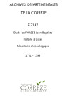 Répertoire chronologique : 1771-1793