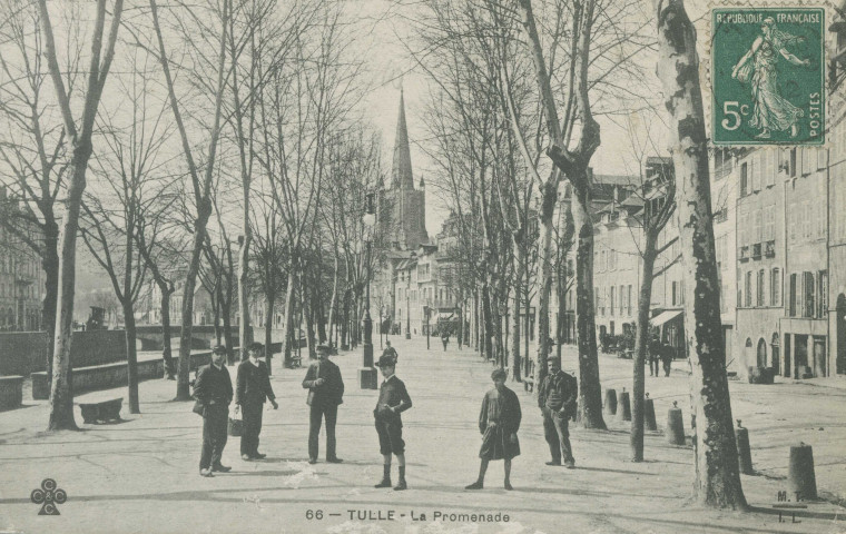 Tulle : "66 - Tulle - La promenade".