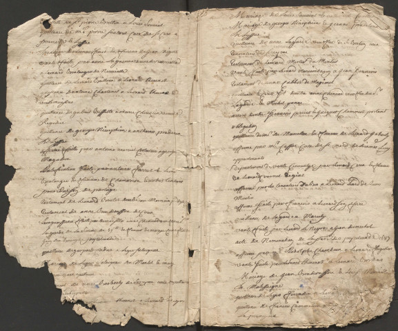 Répertoire chronologique : 1687-1694