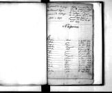 Tables décennales des naissances (1813-1822)
