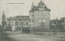 Brive-la-Gaillarde : "La Corrèze pittoresque - 16 - Brive - Le musée et rue Docteur-Massénat".