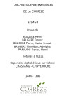 Répertoire alphabétique sur fiches : Chastang-Chaveroche