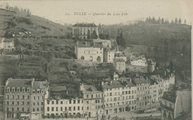 Tulle : "25. Tulle - Quartier du Lion d'Or".