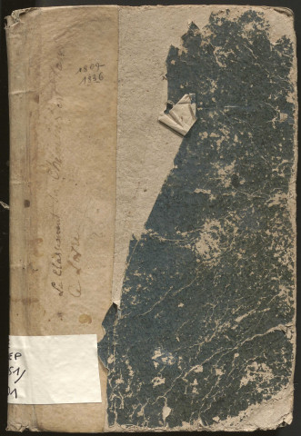 Délibérations du conseil municipal. 20 avril 1809-9 octobre 1836