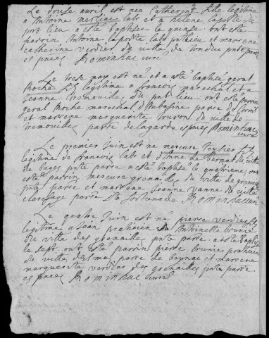 Baptêmes, mariages, sépultures (1666-1742)