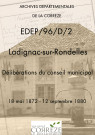 Délibérations du conseil municipal. 18 mai 1872-12 septembre 1880