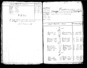 Tables décennales des mariages (1833-1842)