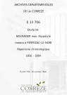 Répertoire chronologique : 9 juillet 1856-28 novembre 1864