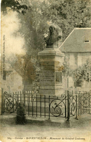 "569 - Corrèze - St Pantaléon - Monument du général Couloumy".