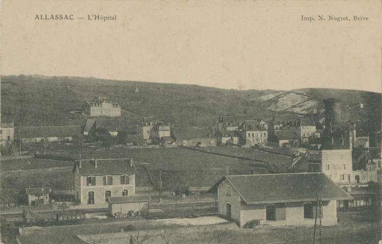 Allassac : "Allassac - l'hôpital".