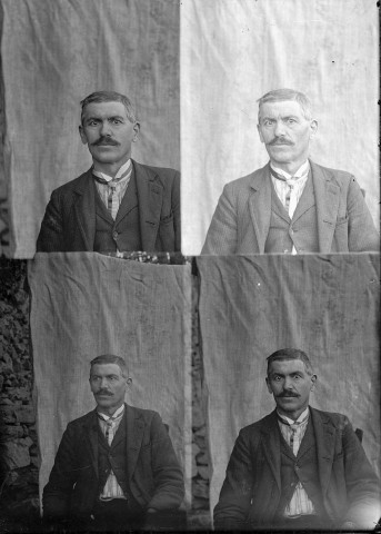 Portrait d'un homme, en buste.