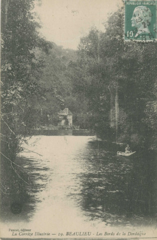 Beaulieu-sur-Dordogne : "La Corrèze illustrée - 19. Beaulieu - Les bords de la Dordogne".