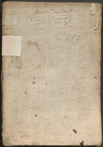 1er juillet 1769-27 janvier 1773