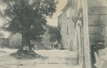 Saint-Robert : "631 - Corrèze - St-Robert - La place".