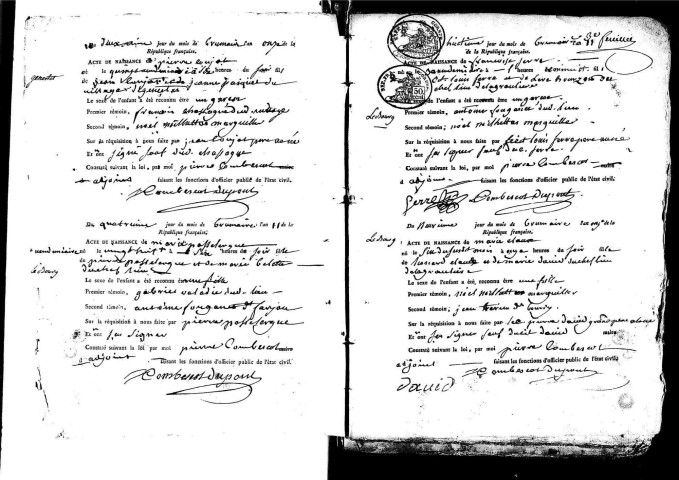 Naissances (1803-1816)