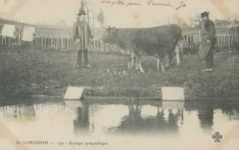 Folklore : "En Limousin - 179 - Groupe sympathique".