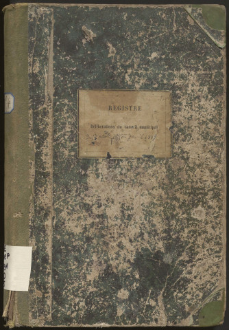 Délibérations du conseil municipal. 17 octobre 1875-27 avril 1889