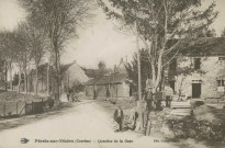 Pérols-sur-Vézère : "Pérols-sur-Vézère (Corrèze) - Quartier de la gare".