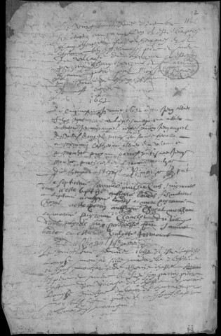 Baptêmes, mariages, sépultures (1651-1702)