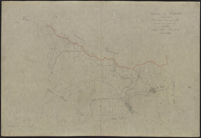 Section E1 tiré de Pradines