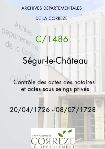 20 avril 1726-8 juillet 1728