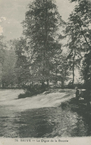 Brive-la-Gaillarde : "76. Brive - La digue de la Bouvie".