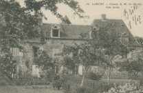 Larche : "156 Larche - Château de M. du Verdier - côté jardin".