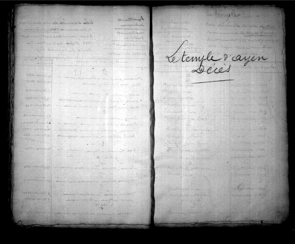 Tables décennales des mariages (1823-1832)