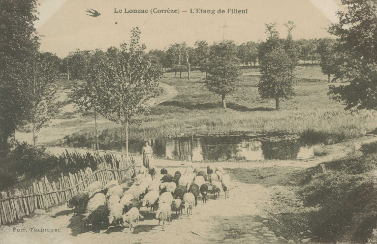 Le Lonzac : "Le Lonzac (Corrèze) - L'étang de Filleul".