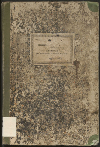 Délibérations du conseil municipal. 10 août 1851-8 mai 1864