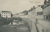 Tulle : "82 Tulle. - Le quai Valon.".