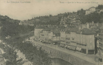 Tulle : "La Corrèze illustrée - Tulle - Quai de la mairie et quartier d'Alverge".