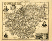 Carte de la Corréze.