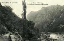 "Beaux sites de la Corrèze. Gorges de la Dordogne. 35. Confluent du Ruisseau des Moulinots".