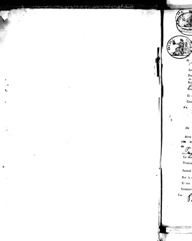 Naissances, mariages, décès (1803-1812)